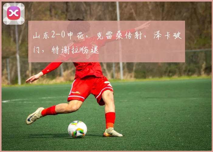 山东2-0申花，克雷桑传射，泽卡破门，特谢拉伤退